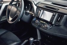 Interior coche lujoso